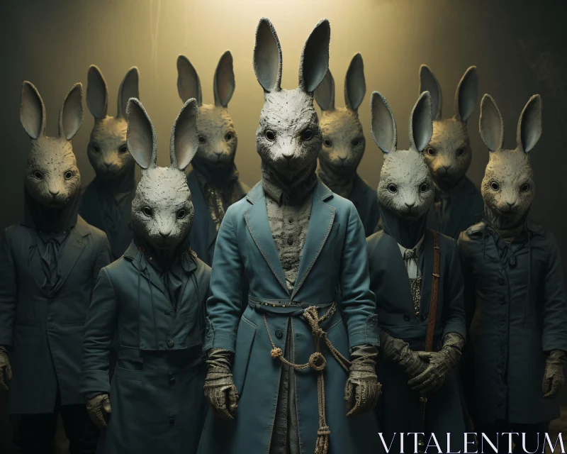 Enigmatic Rabbit-Masked Gathering