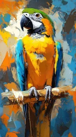 Colorful Parrot Art