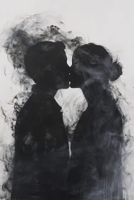 Couple in Smoke Art