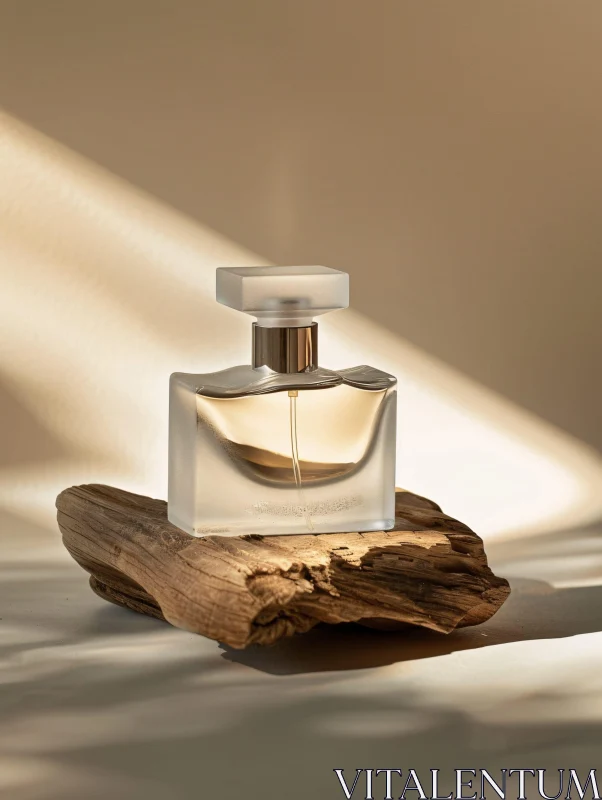 Minimalistic Perfume Display AI Image