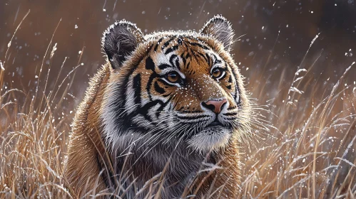 Winter Tiger Portrait