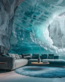 Modern Interior Design in Enchanting Ice Setting