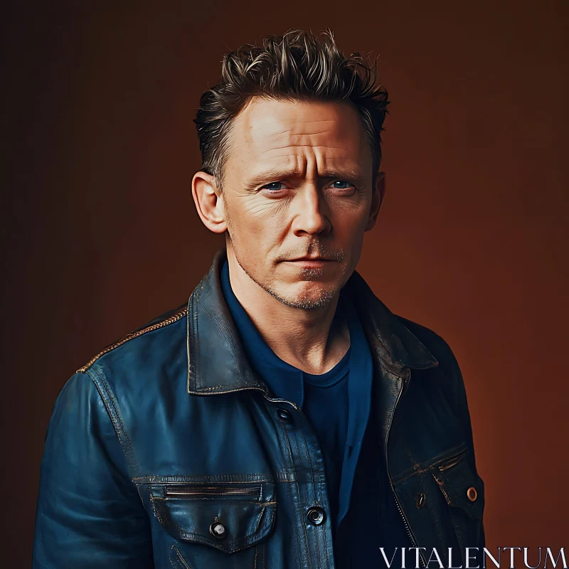 Thoughtful Man in Stylish Attire