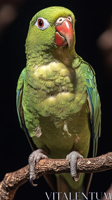 Vivid Parrot Portrait