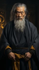 Wisdom of Age: Elderly Man's Portrait