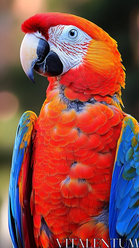 AI ART Parrot in Bright Colors