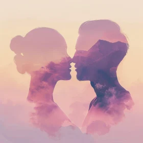 Romantic Double Exposure Art