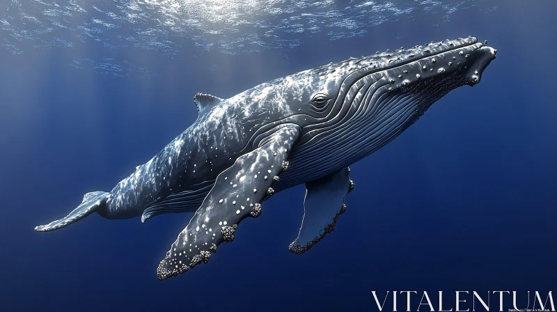 Gentle Giant of the Ocean AI Image