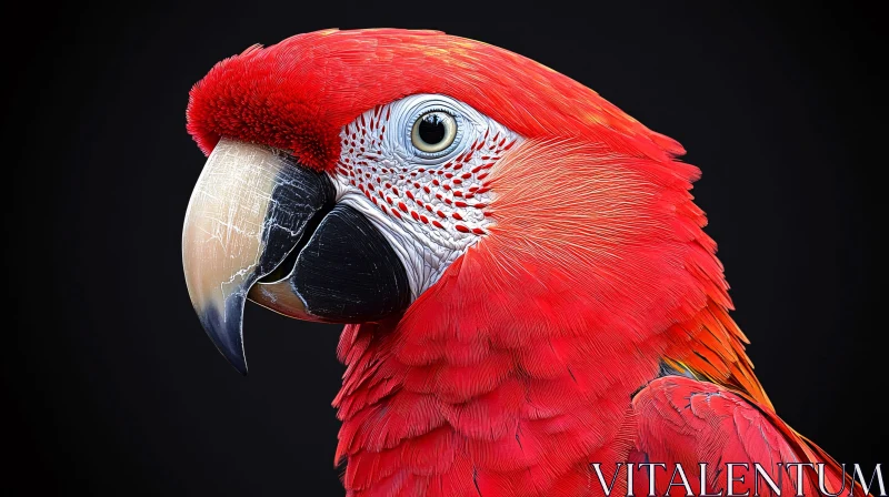 AI ART Detailed Parrot Photography