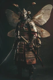 Fantasy Samurai and Insect Fusion