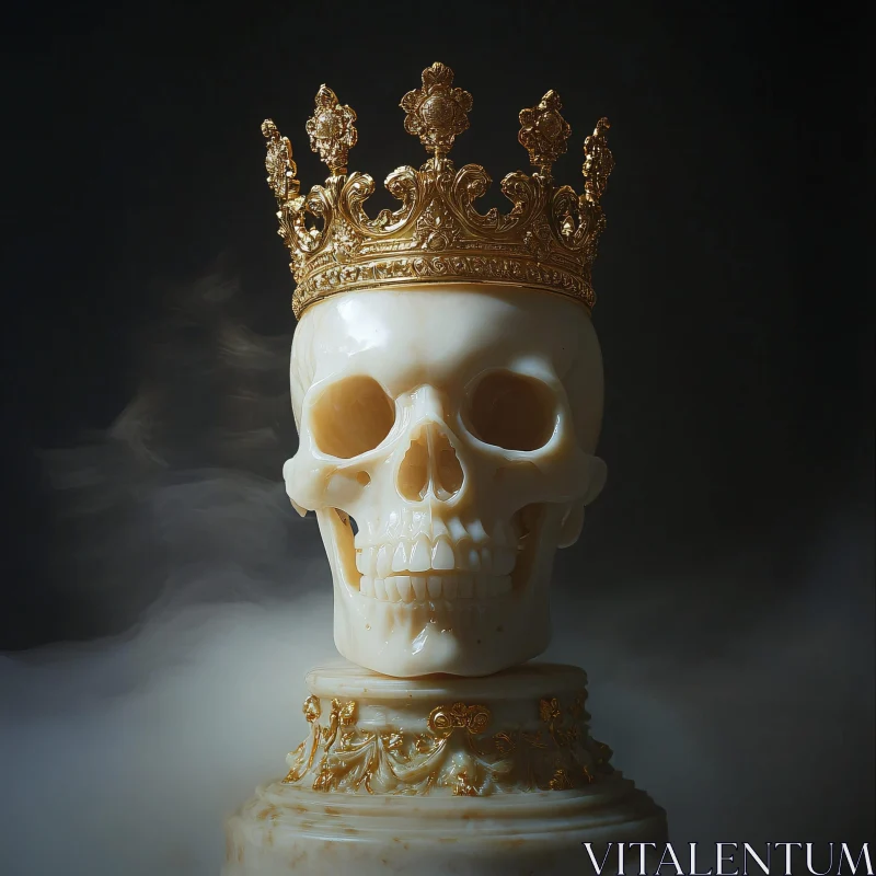 Royal Skull of Mystique AI Image