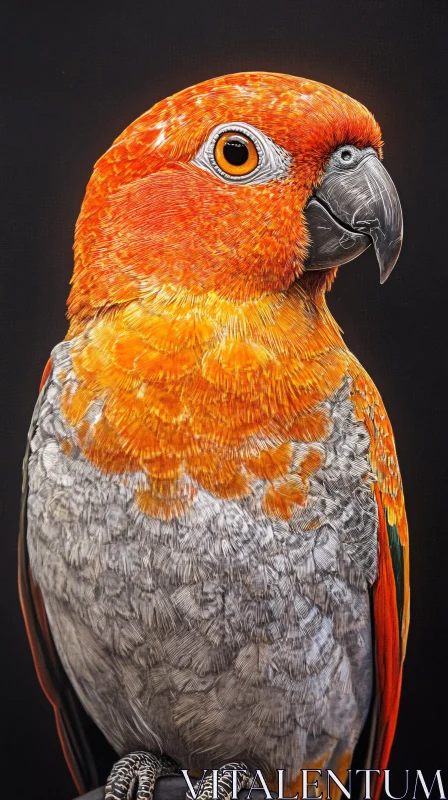 AI ART Exquisite Avian Portrait