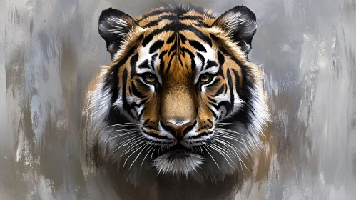 Tiger Portrait Art