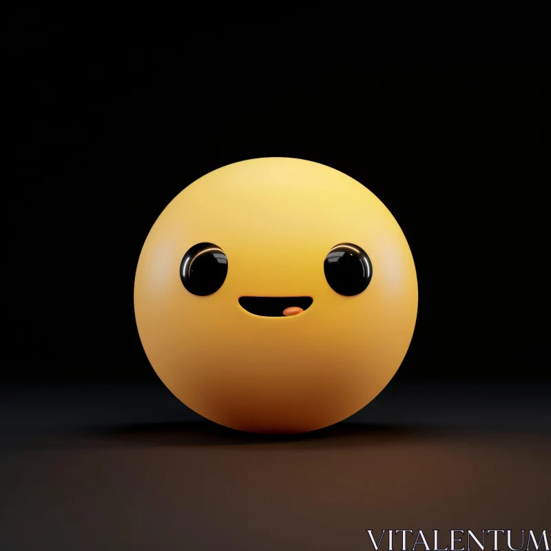 AI ART Playful Yellow Emoji Art