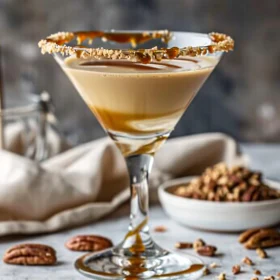 Gourmet Pecan-Caramel Cocktail