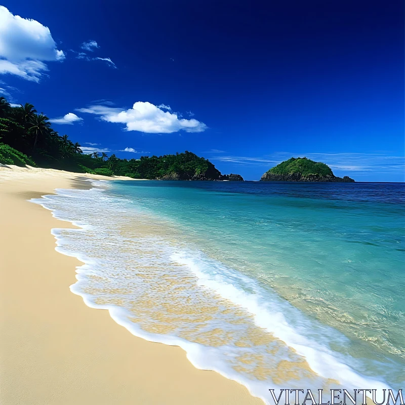 Serene Coastal Landscape