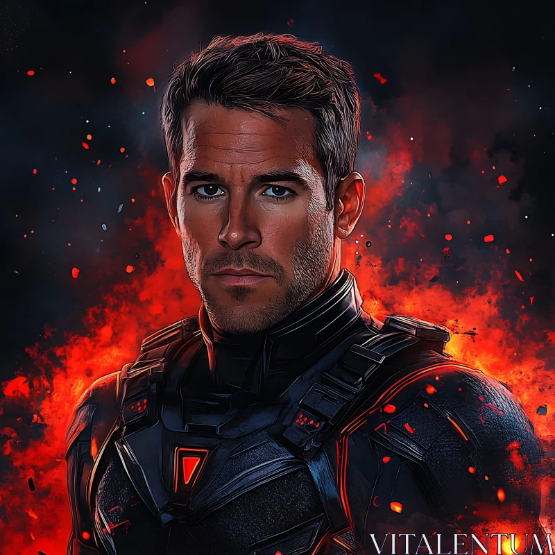 Futuristic Hero Portrait