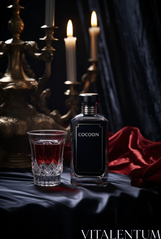 Luxurious Candlelit Still Life Featuring 'COCOON'