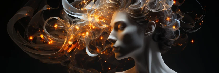 Surreal Woman in Light