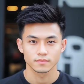Detailed Portrait of a Young Man
