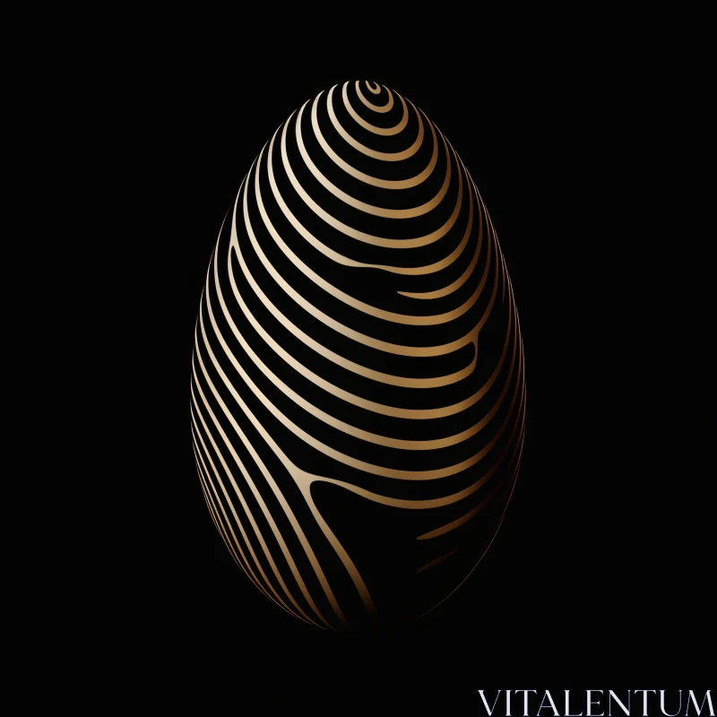 AI ART Modern Artistic Egg Design