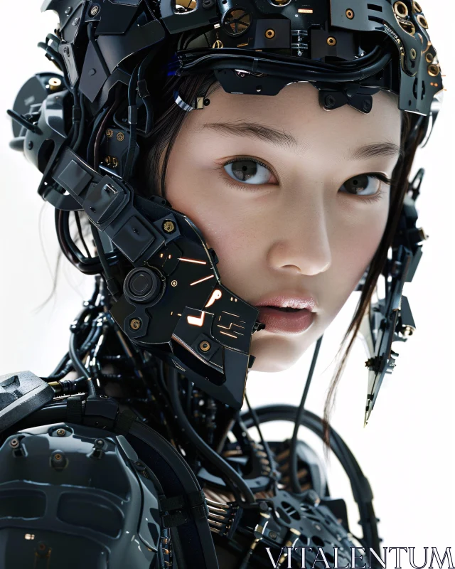 AI ART Human-Machine Symbiosis: The Cyborg