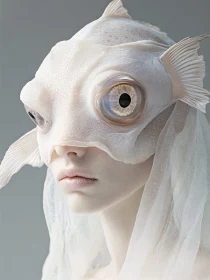 Fantasy Fish-Human Portrait