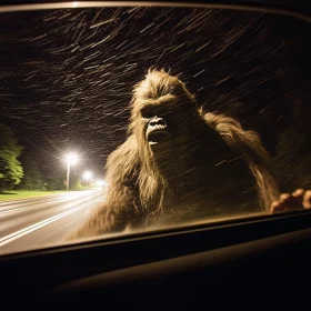 Bigfoot Sighting on a Night Drive