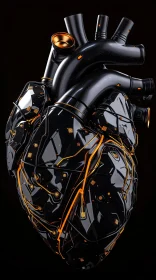 Tech-Infused Heart Illustration