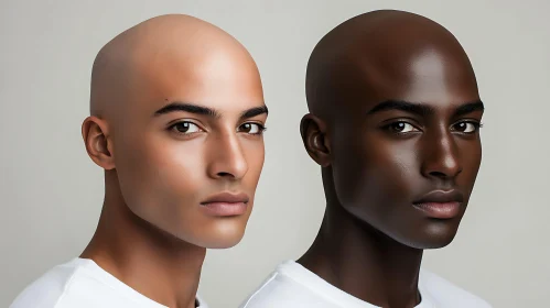 Striking Portraits of Bald Men