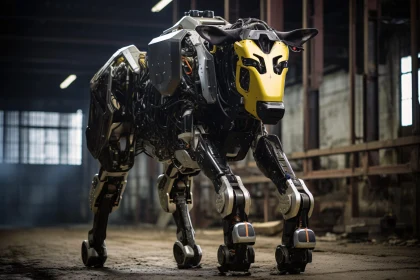 Futuristic Robotic Bull