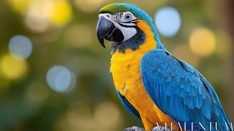 AI ART Exotic Parrot Displaying Vivid Colors