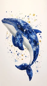 Blue Whale Art