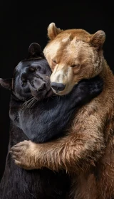 Panther and Bear Hug