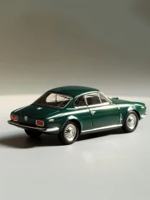 Classic Green Model Car