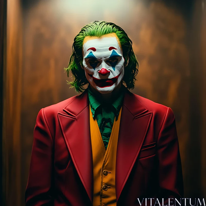 Haunting Clown Portrait