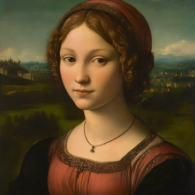 Classical Renaissance Portrait of a Young Woman