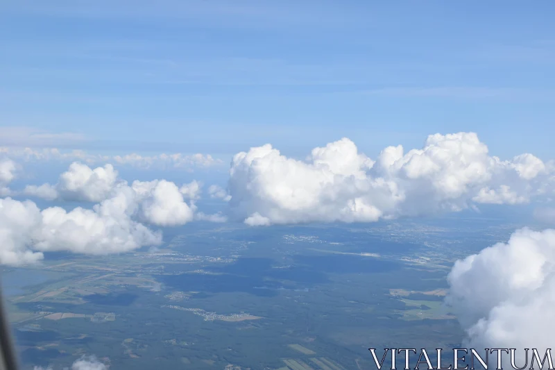 PHOTO Cloud-filled Sky from Above