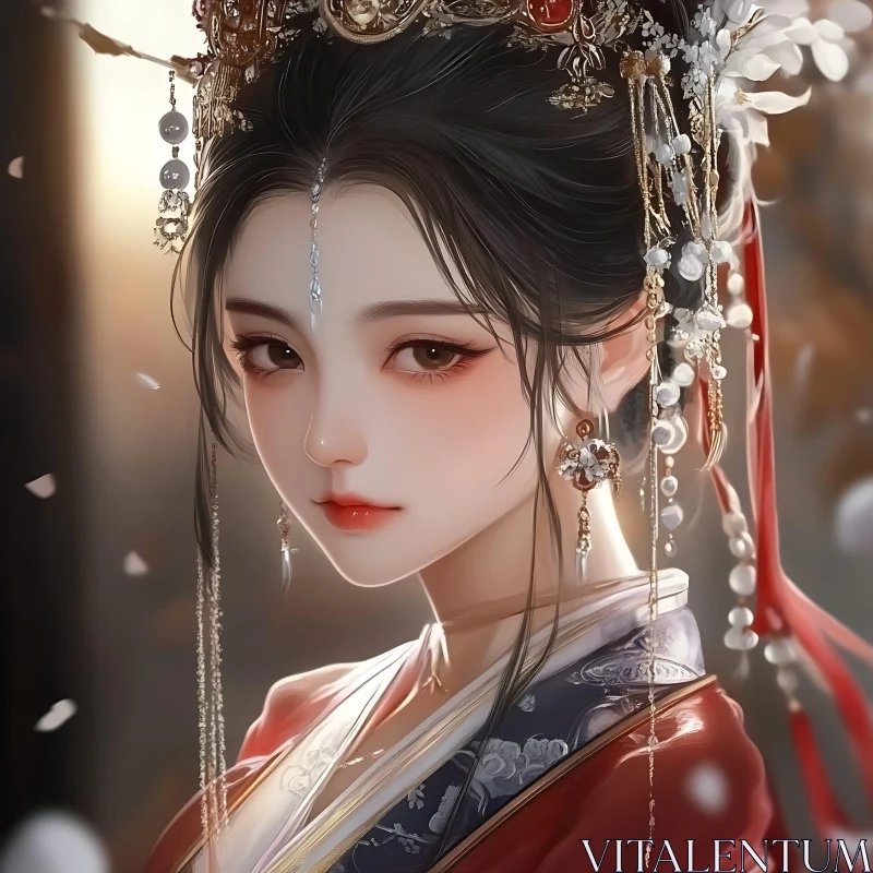 AI ART Gorgeous Ornate Woman's Portrait Art