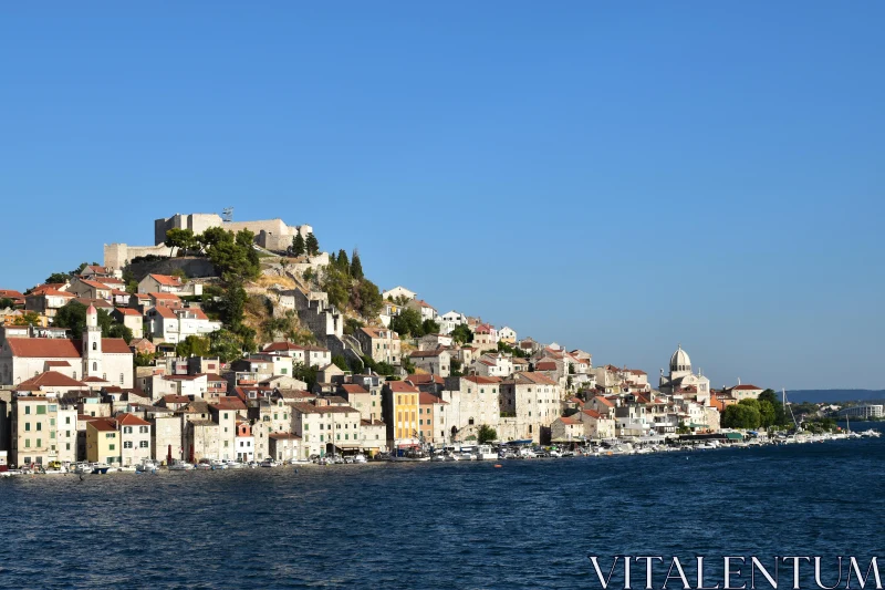 Charming Croatian Coastal Town Free Stock Photo