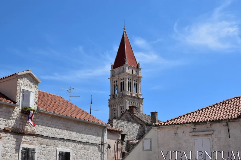 Mediterranean Architecture in Croatia Free Stock Photo