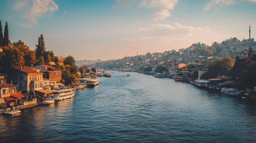 Serene River View at Dusk