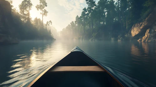 Misty Dawn Canoe Journey