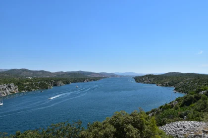 Tranquil River View with Hills