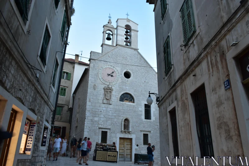 PHOTO Clock Tower Church in Croatia