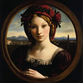 Classic Renaissance Woman Portrait