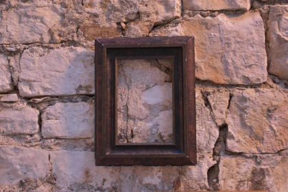 Frame on Stone Wall Art