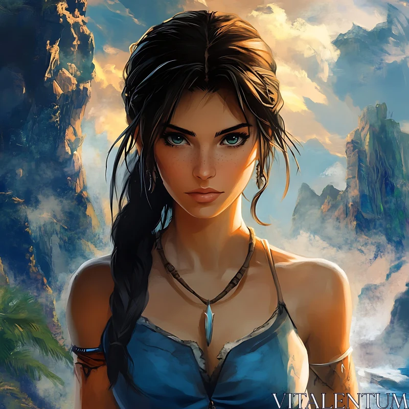 Ethereal Mountain Portrait of a Strong Woman Ethereal Mountain Portrait of a Strong Woman