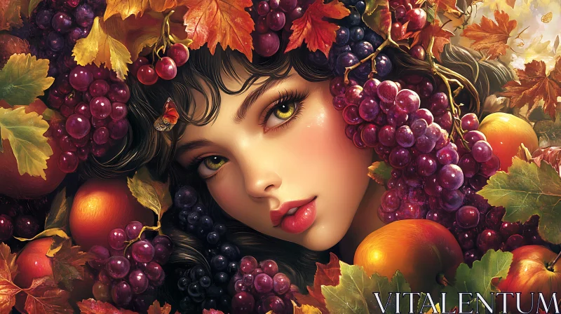 AI ART Autumn Elegance in Surreal Art