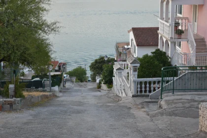 Mediterranean Street and Sea View